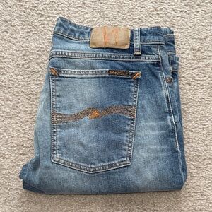 Nudie Jeans Slim Fit Skinny Lin Misty Blue 34/36